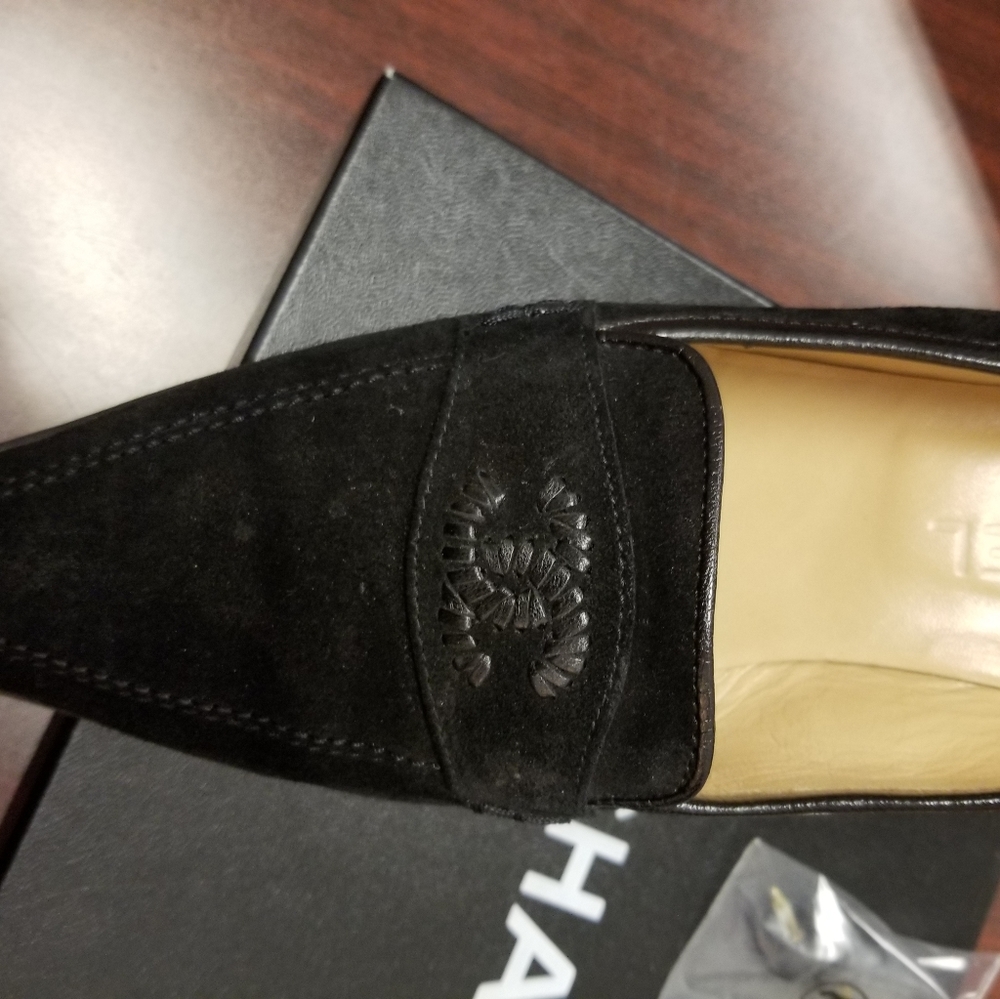 Chanel Black Mocassin Loafers size 6.50 - Picture 2 of 8